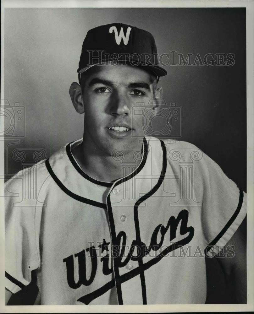 1966 Press Photo Bruce Johnson, Wilson Outfielder, Baseball   - orc11441 - Historic Images