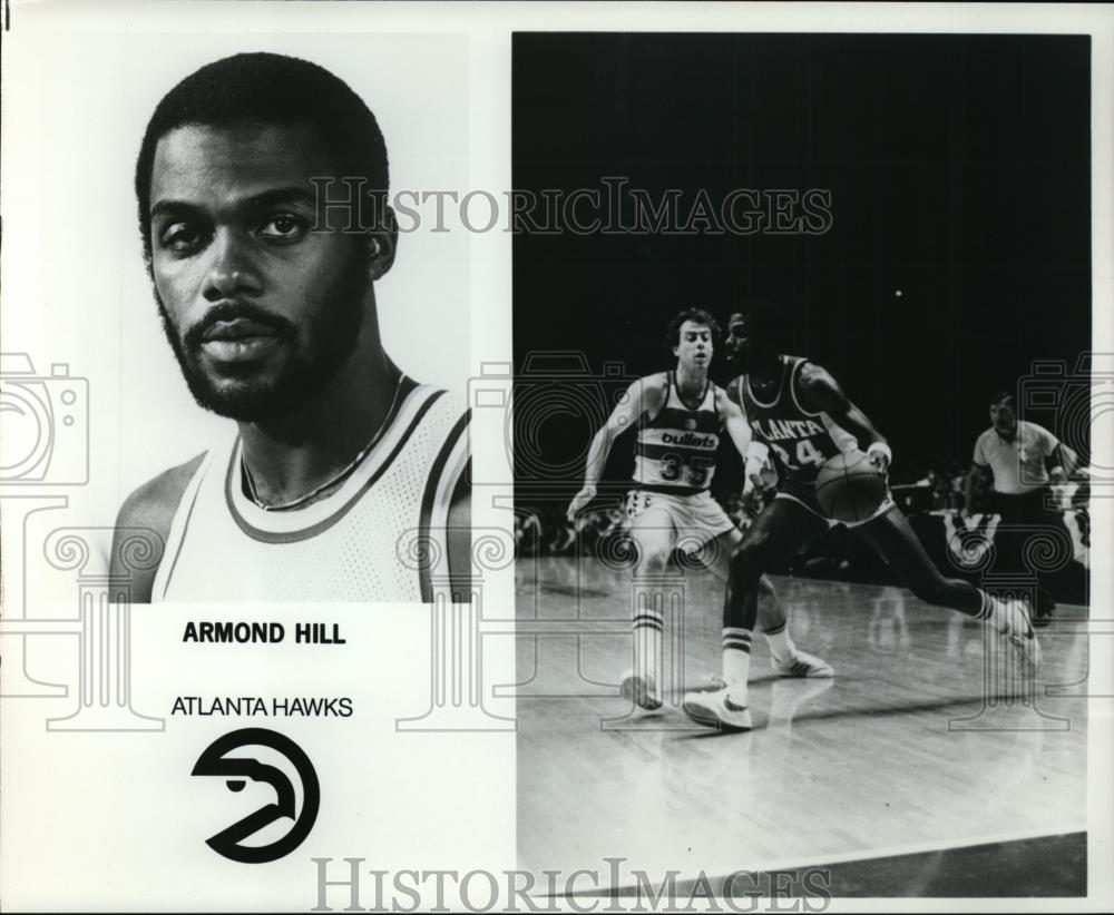Press Photo Armond Hill Atlanta Hawks - orc09388 - Historic Images