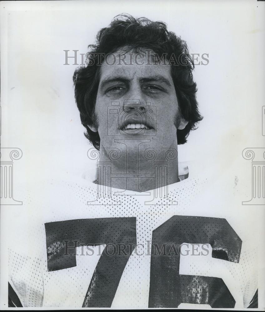 1976 Press Photo Jim Bailey of the Atlanta Falcons - orc05033 - Historic Images