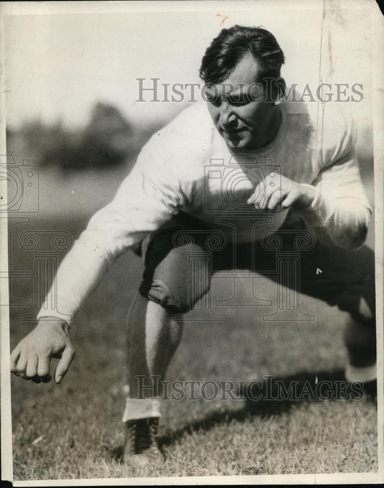 1931 Press Photo Irish Elmer Martin, 195, guard - orc00259 - Historic Images