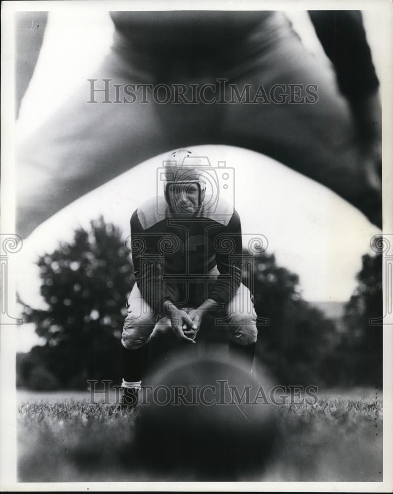1940 Press Photo Parker Hall, Miss. Tailback Football - orc04822 - Historic Images
