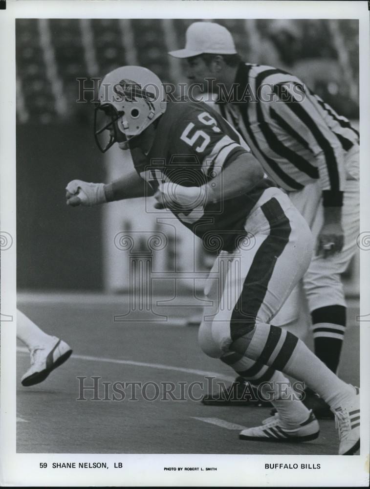 Press Photo 59 Shane Nelson, LB, Buffalo Bills - orc04948 - Historic Images