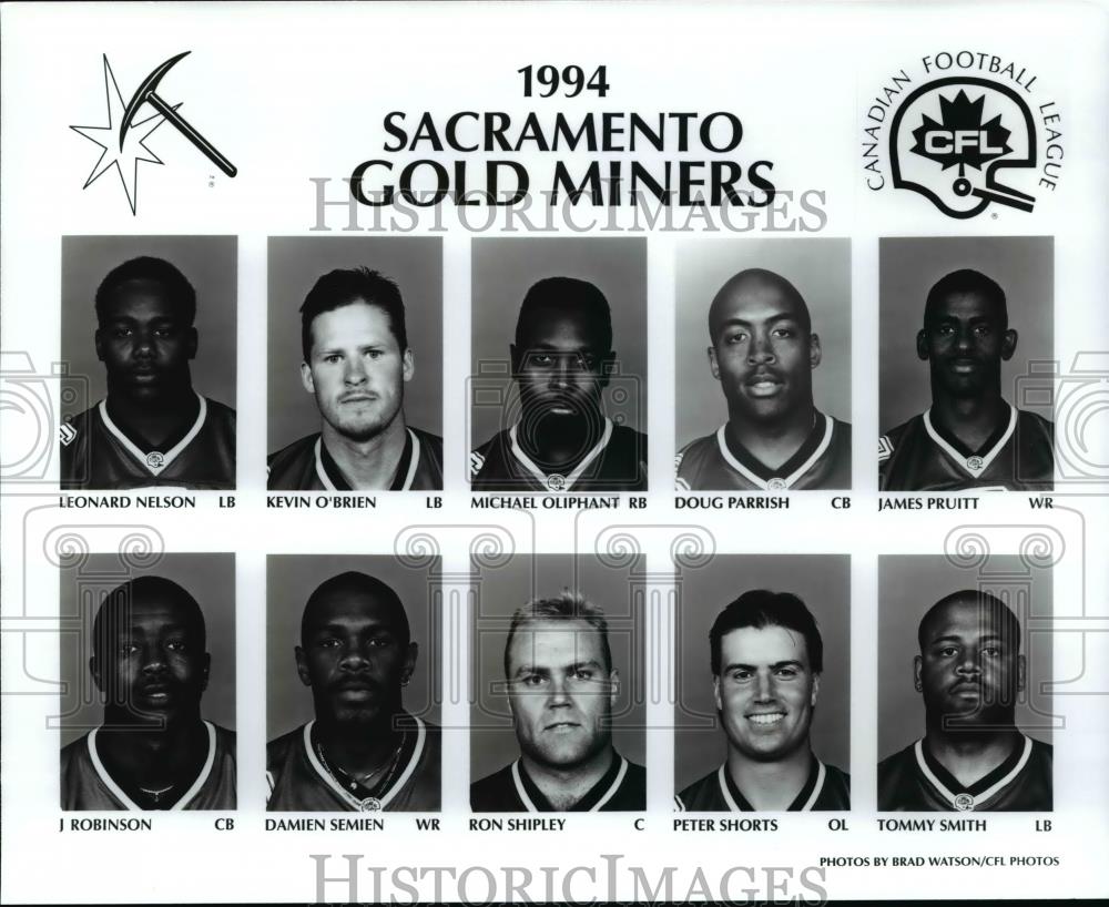 1994 Press Photo Sacramento Gold Minners - orc10564 - Historic Images
