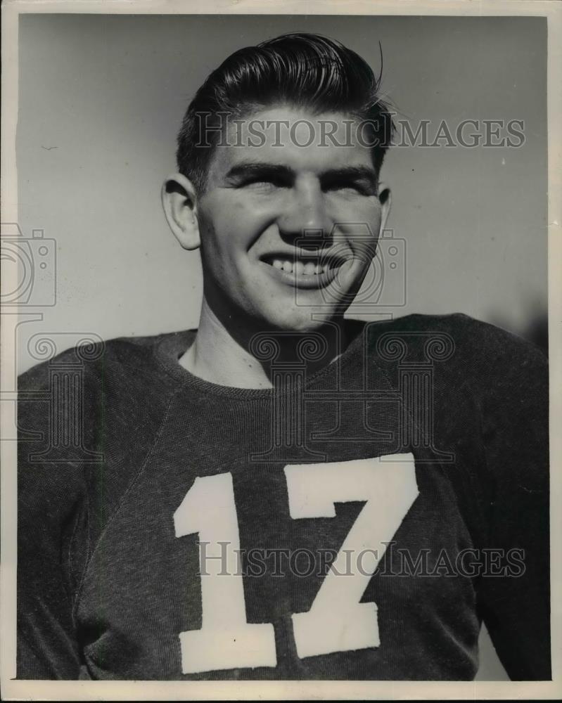 1947 Press Photo Ernie Johnson, UCLA, halfback, Football - orc11443 - Historic Images