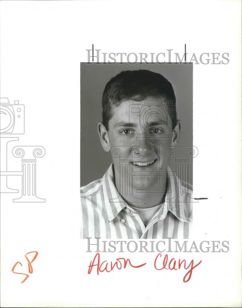 1994 Press Photo Basketball star Aaron Clary - sps00427 - Historic Images