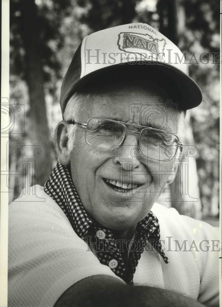 1979 Press Photo Tennis coach Ross Cutter is all smiles - sps00460 - Historic Images