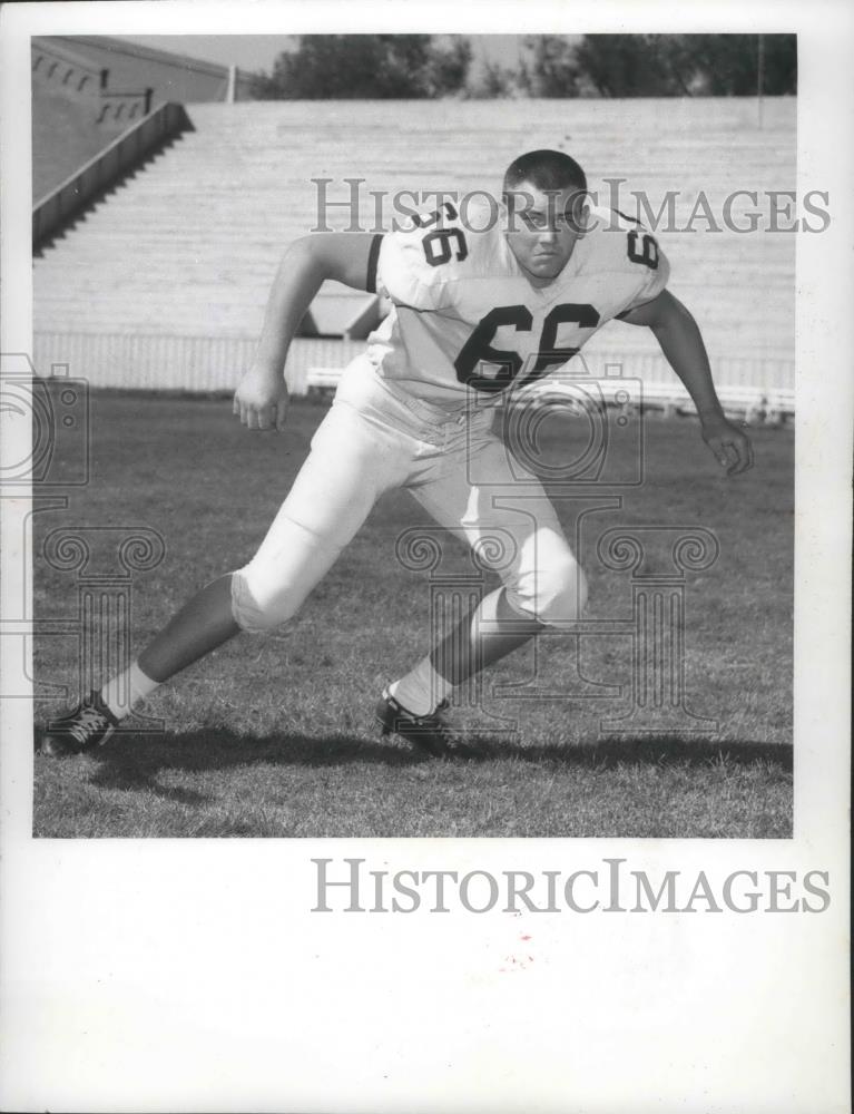 1967 Press Photo Football player, Steve Boots - sps00681 - Historic Images