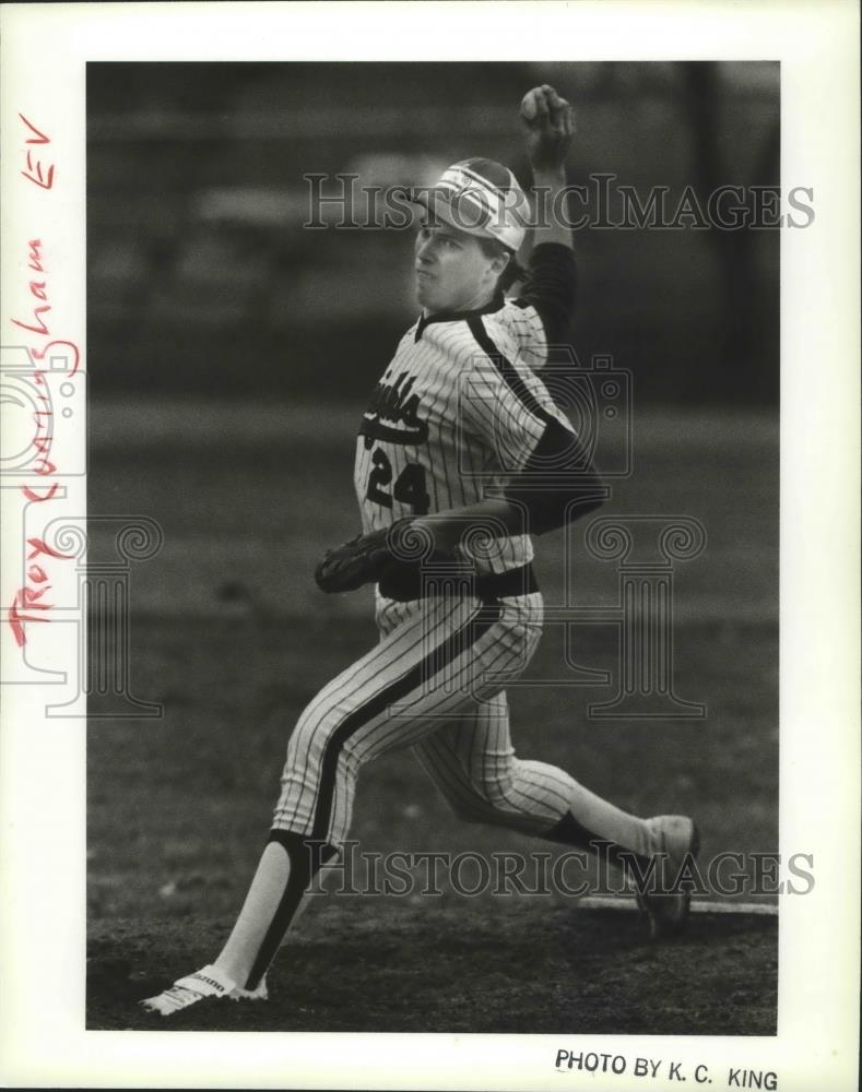 1991 Press Photo Baseball&#39;s Frontier League 1984 &amp;1985 MVP, Troy Cunningham - Historic Images