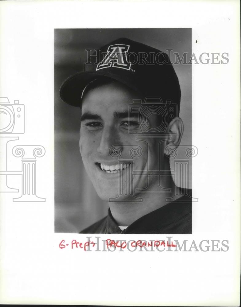 1992 Press Photo Gonzaga Prep football player, Paco Crandall,Athlete of the week - Historic Images