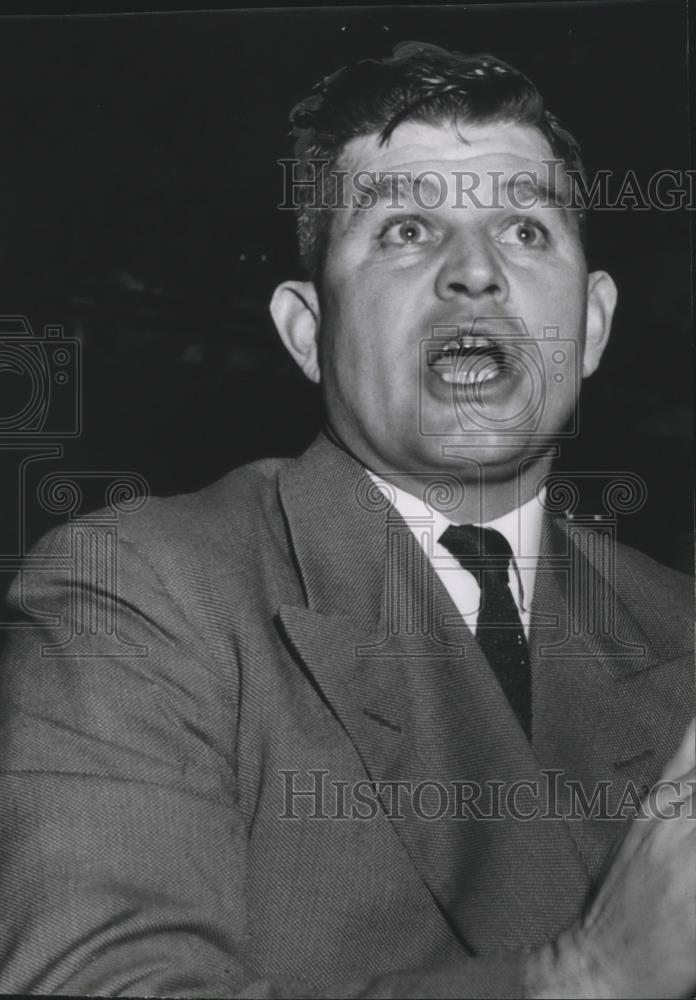 1955 Press Photo EWCE football coach Ed Chissus - sps00893 - Historic Images