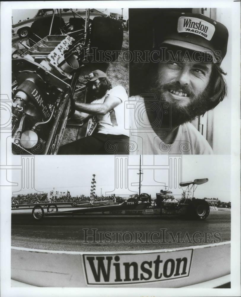 1976 Press Photo Auto racer Frank Bradley - sps00324 - Historic Images