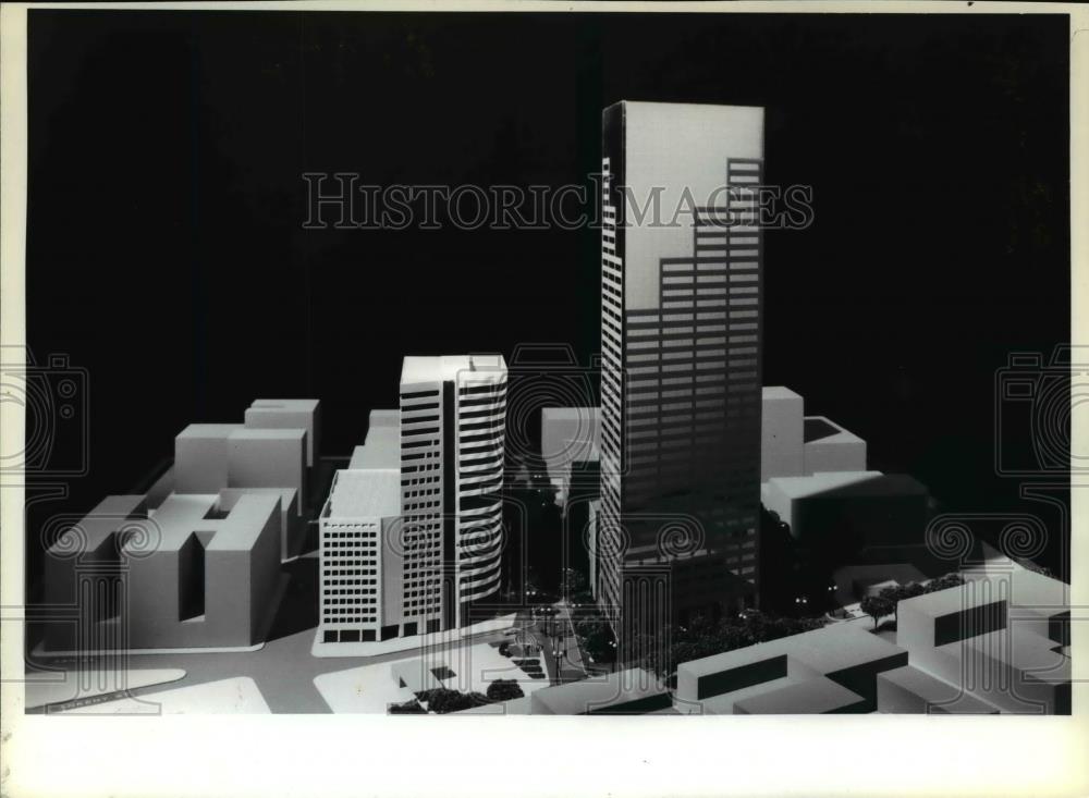 1982 Press Photo US Bancorp to start building 11 story parking building - Historic Images