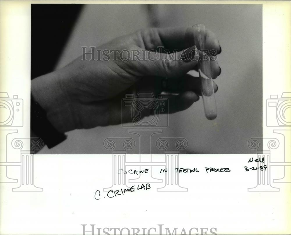 1989 Press Photo Cocaine - Portland - orb05612 - Historic Images