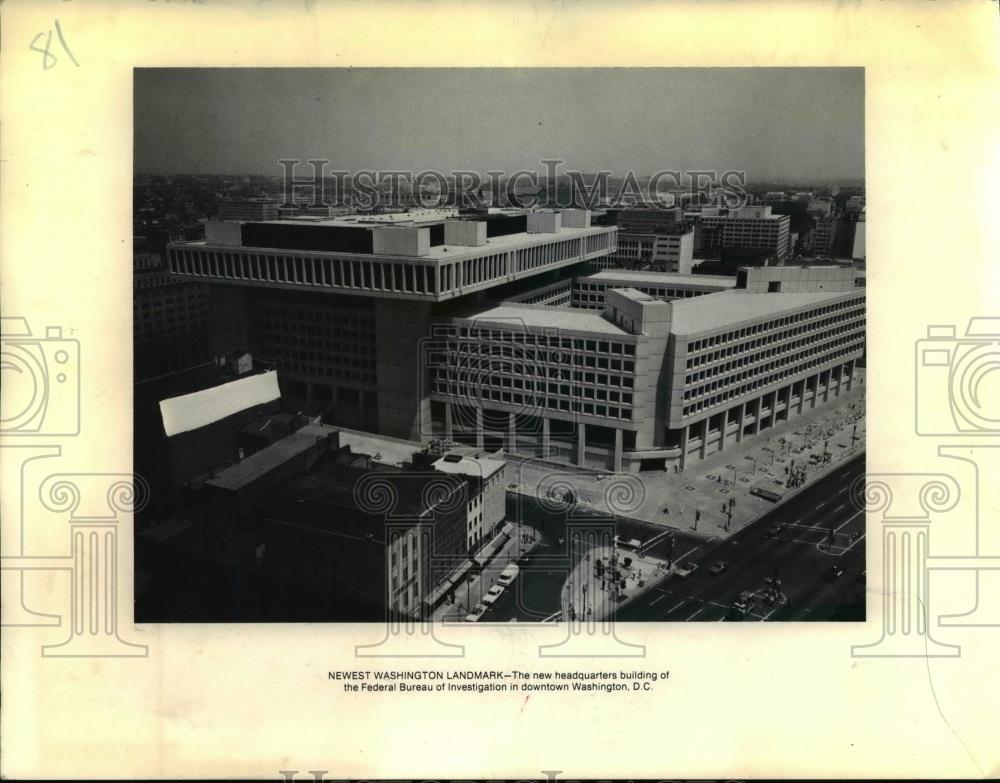 1976 Press Photo Federal Bureau of Investigation Washington D.C.  - orb05905 - Historic Images