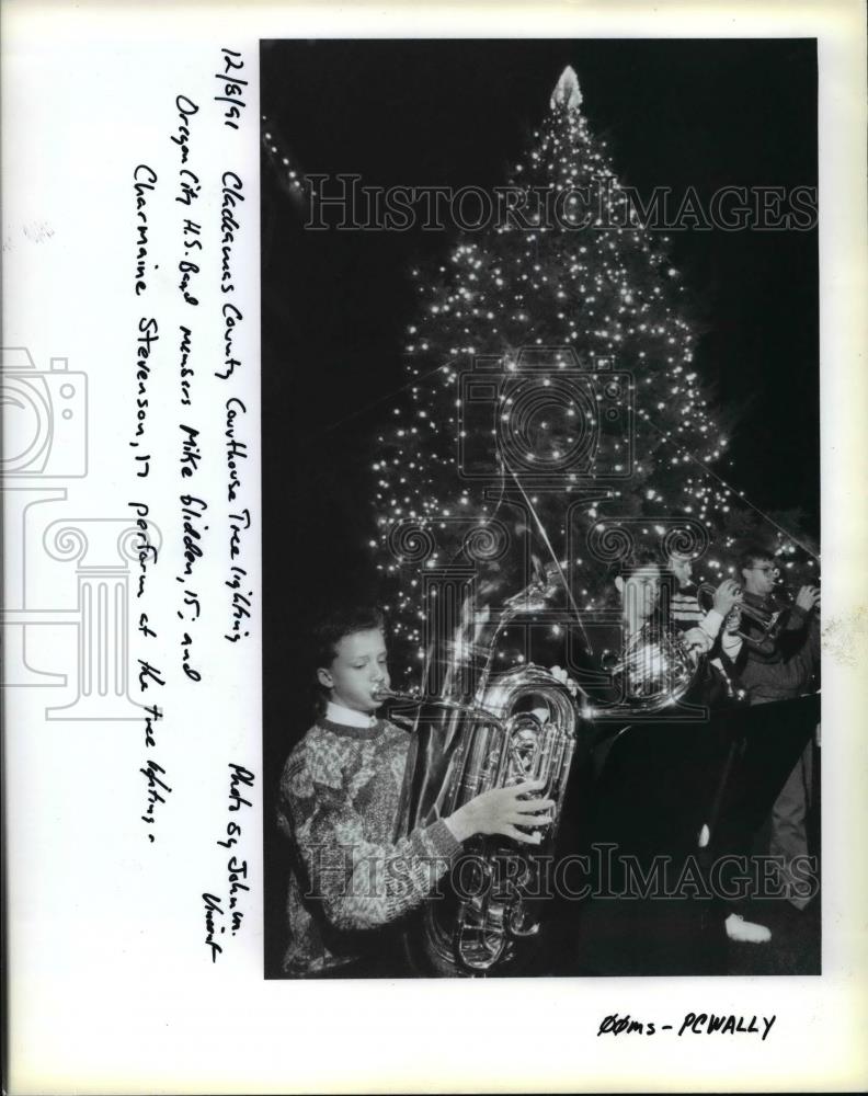 1991 Press Photo Band members Mike Glidden and Charmaine Stevenson - orb08023 - Historic Images