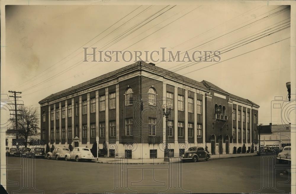 Press Photo Roosevelt Masonic Building - orb08919 - Historic Images