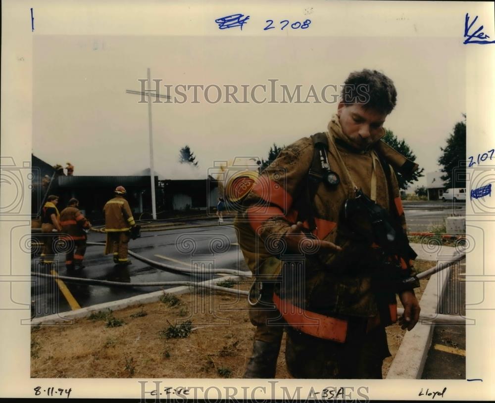 1994 Press Photo Fire - Washington, Minor - orb12597 - Historic Images