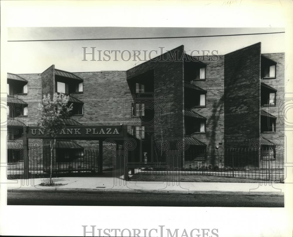 1980 Press Photo Architect Michael and Lakeman designed building Unthank Plaza - Historic Images
