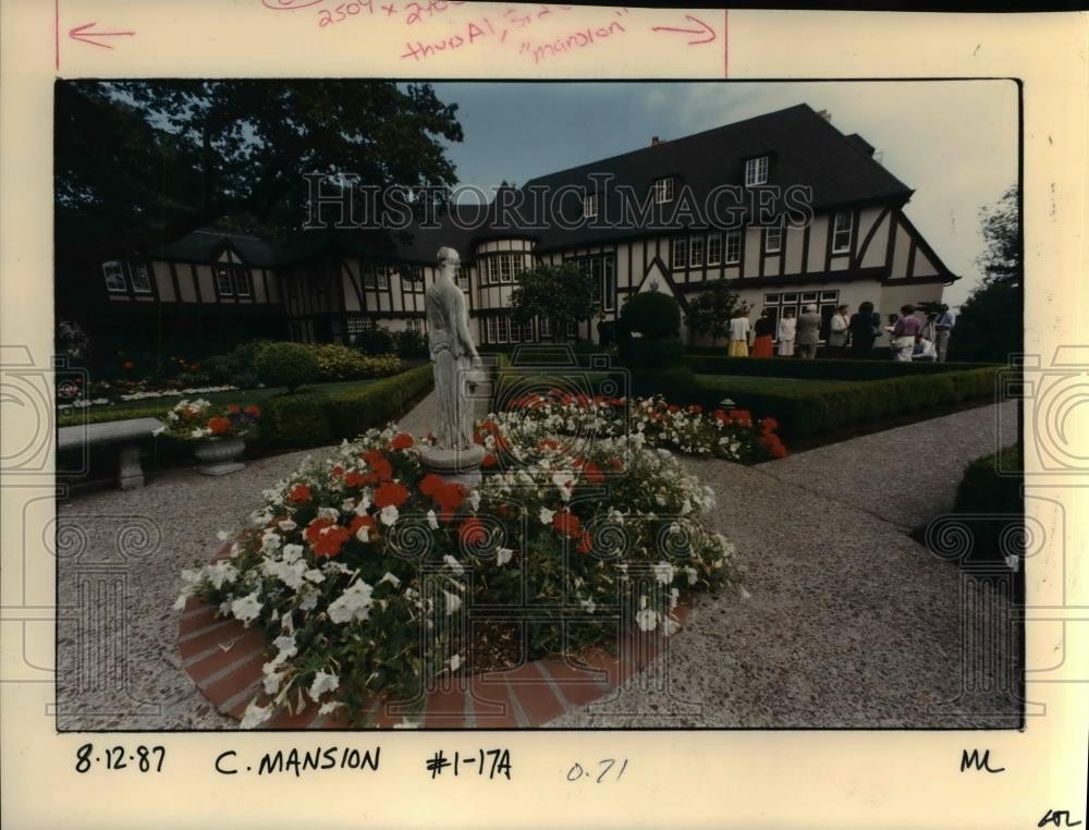 1987 Press Photo Governor's Mansion Costs 3,000 A Month In Maintenance - Historic Images
