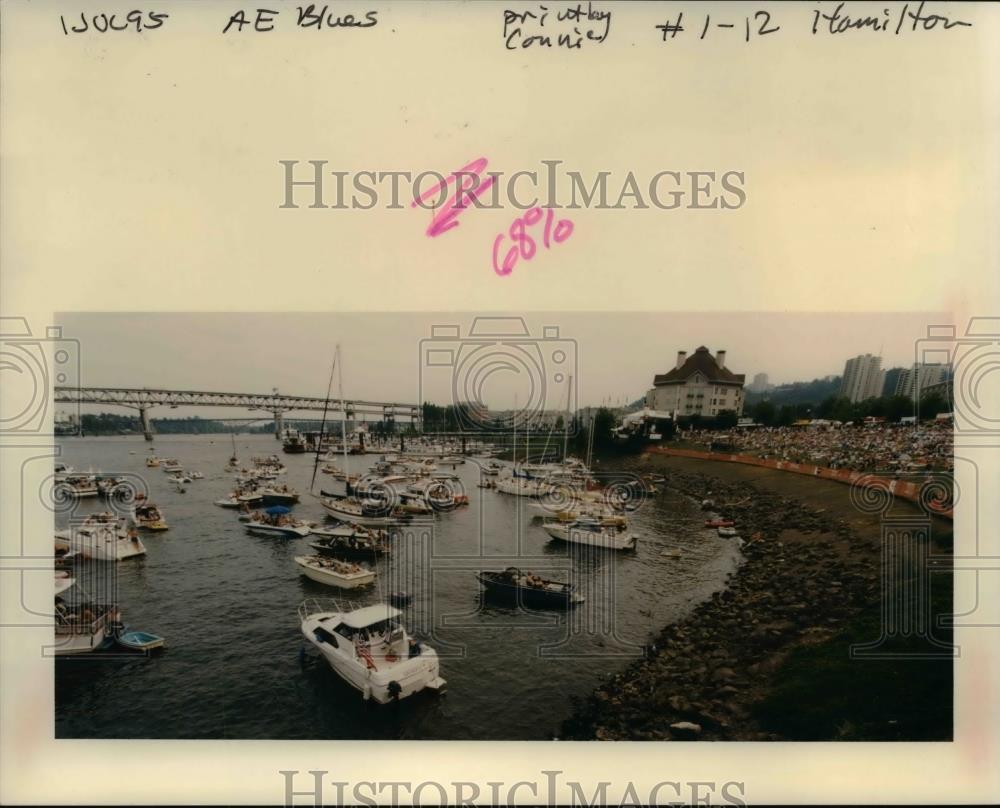 1995 Press Photo Waterfront Blues Festival - orb15667 - Historic Images