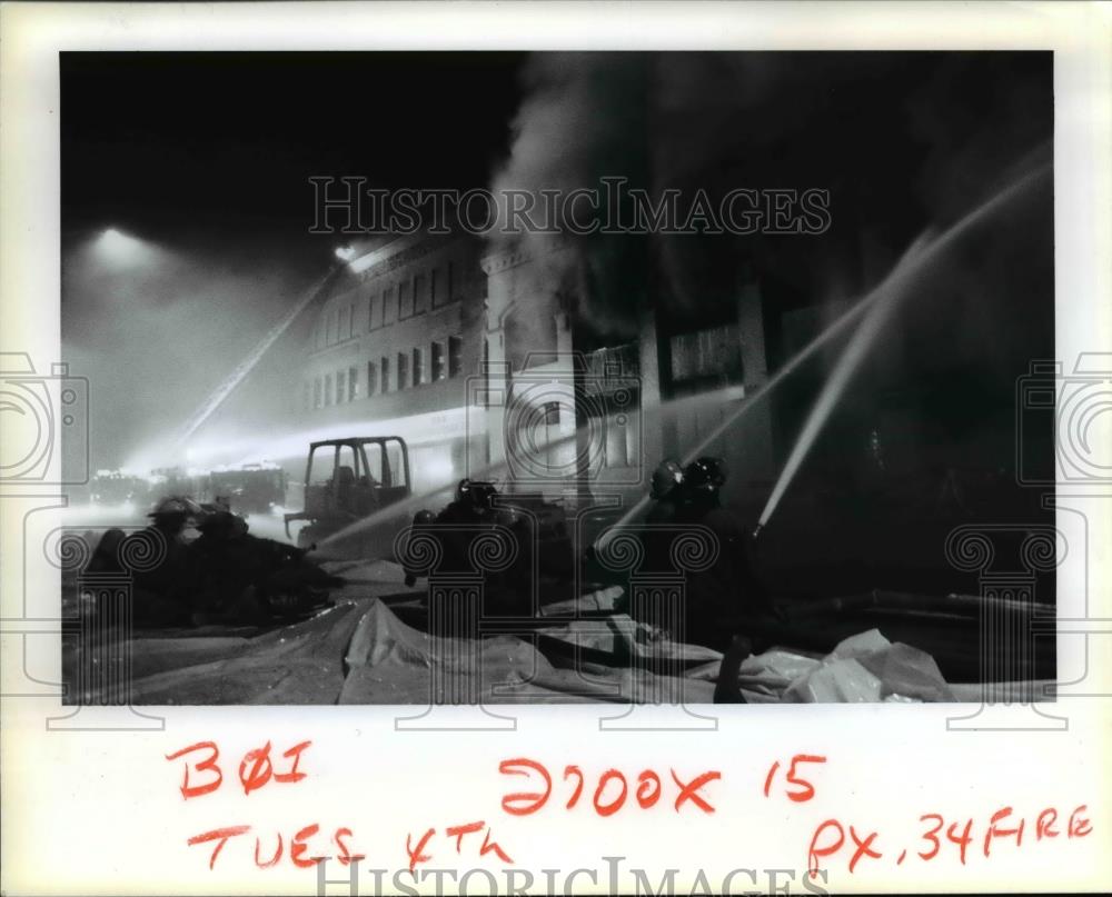 1993 Press Photo Portland Minor Fire - orb20537 - Historic Images