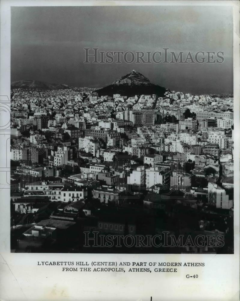 1987 Press Photo Growing population of 3 million leaves ancient Athens with - Historic Images