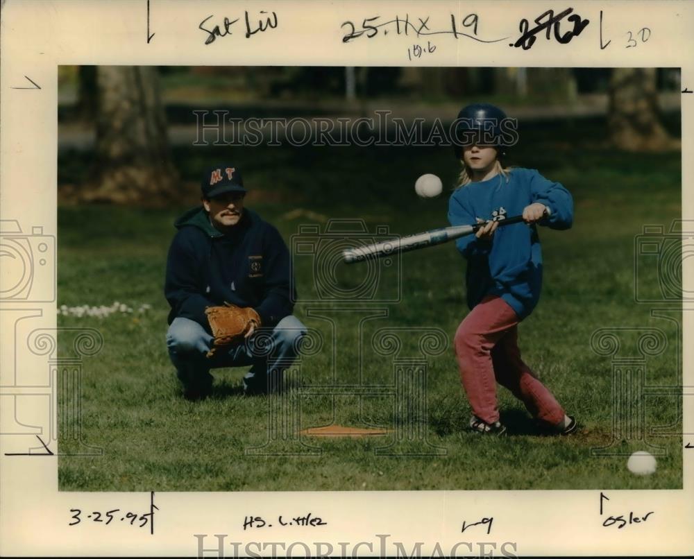 1995 Press Photo Little League baseball - orb22029 - Historic Images