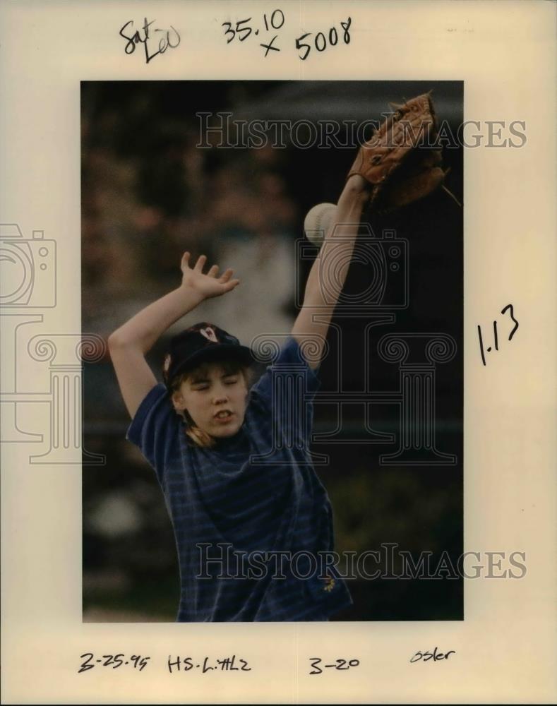 1995 Press Photo Little League Baseball - orb22328 - Historic Images