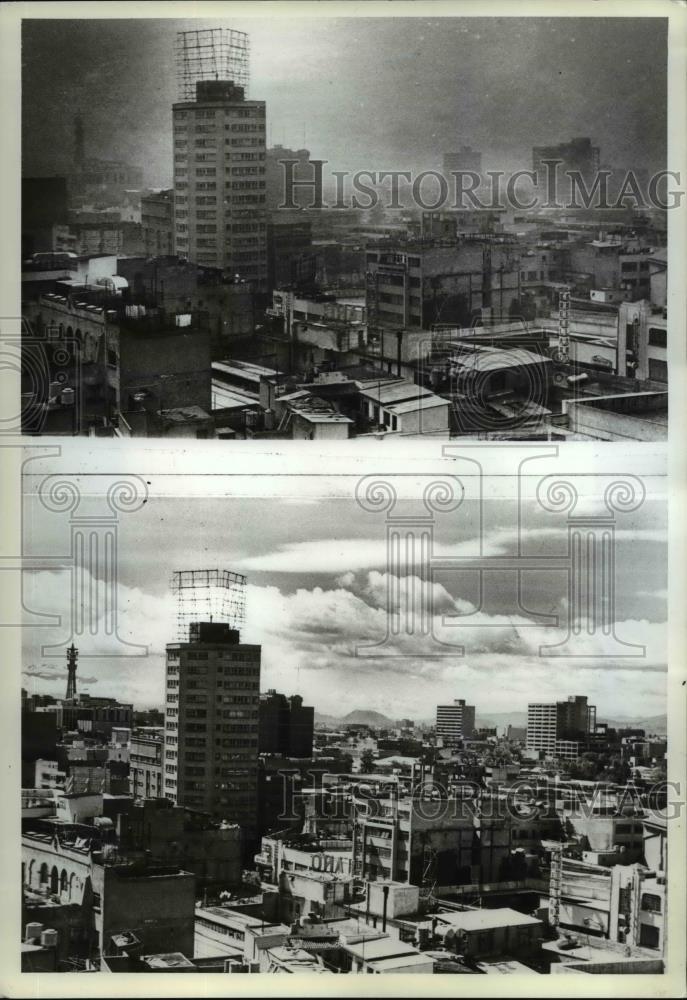 1982 Press Photo Views of Mexico City on a Clear day - orb24579 - Historic Images