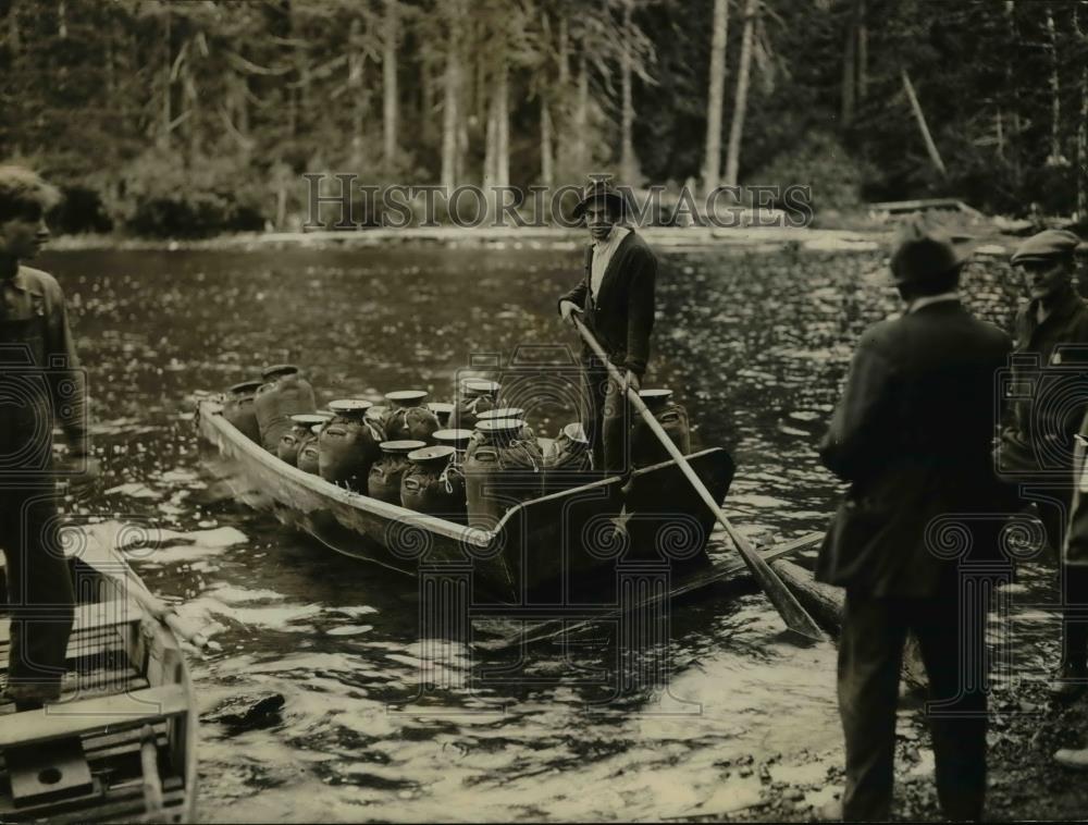 1924 Press Photo Lost Lake Trout planting - orb25432 - Historic Images