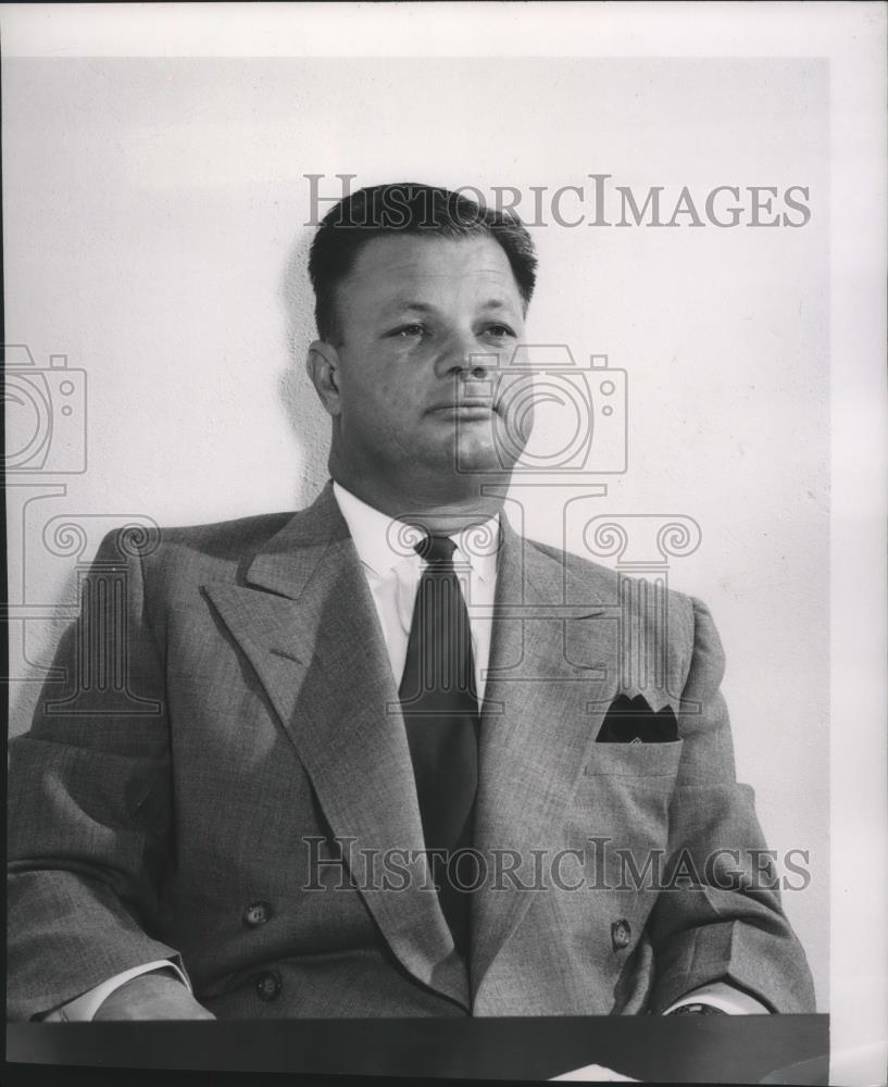 1952 Press Photo University of Idaho head football coach, Raymond A. Curfman - Historic Images