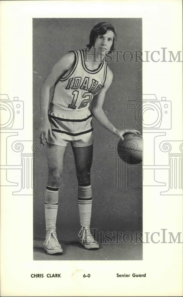 1973 Press Photo Idaho basketball player, Chris Clark - sps01029 - Historic Images