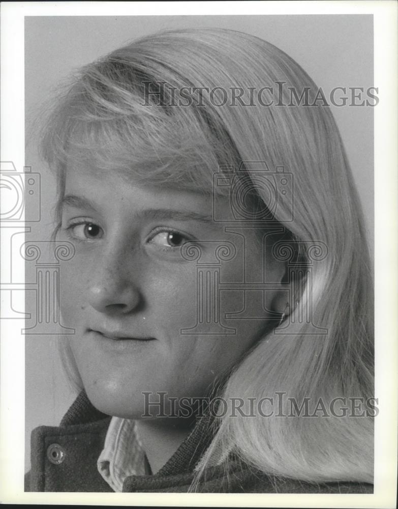 1989 Press Photo Soccer star Annie Charters - sps01067 - Historic Images