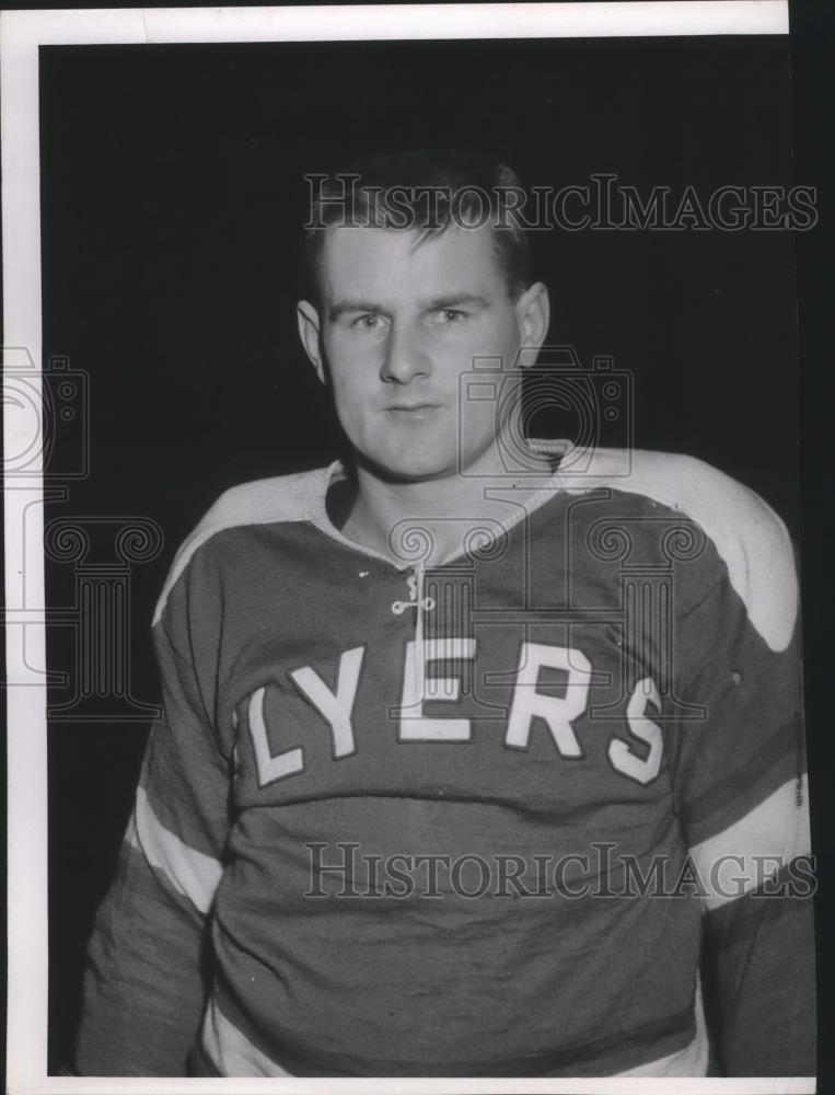 1957 Press Photo Hockey star Rock Crawford - sps01117 - Historic Images