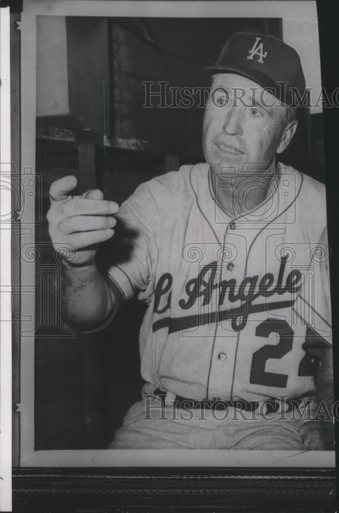 Press Photo Baseball&#39;s Walter Alston in Los Angeles - sps01190 - Historic Images