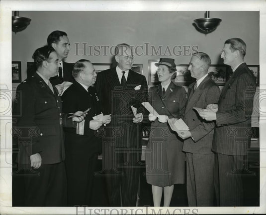 1942 Press Photo New York Racing proceeds given to war organizations NYC - Historic Images