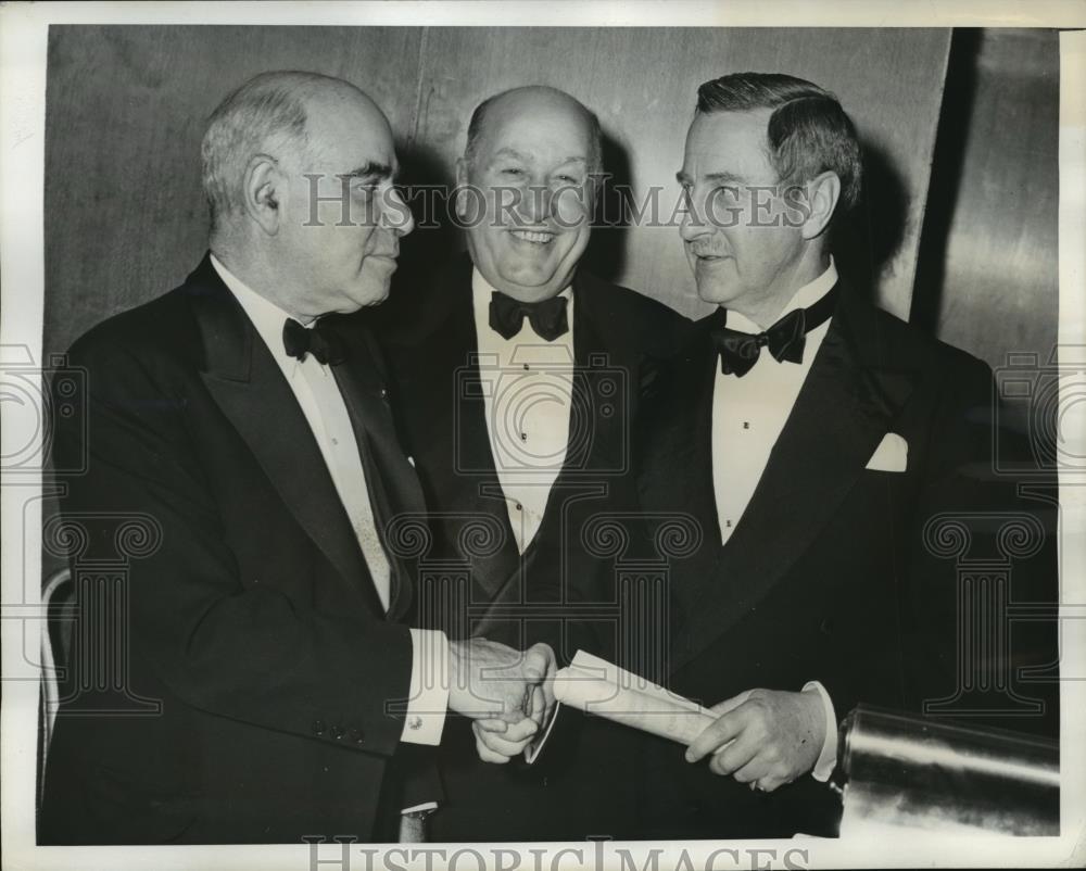 1942 Press Photo New York Gov Herbert Lehman Guest of Honor At Dinner NYC - Historic Images