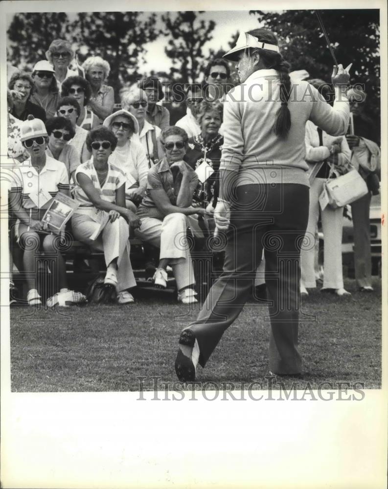 1990 Press Photo Golfer Peggy Conley - sps01287 - Historic Images