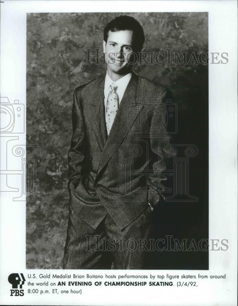 1991 Press Photo U.S. Figure Skating Golf Medalist, Brian Boitano - sps01368 - Historic Images