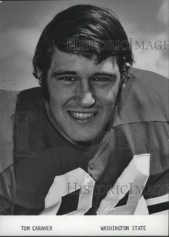 1973 Press Photo Washington State football player, Tom Caraher - sps01391 - Historic Images