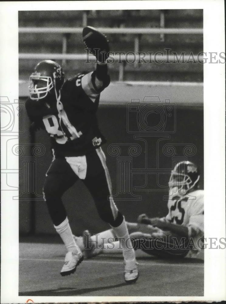 1986 Press Photo Football player, Harvey Cobbs - sps01783 - Historic Images