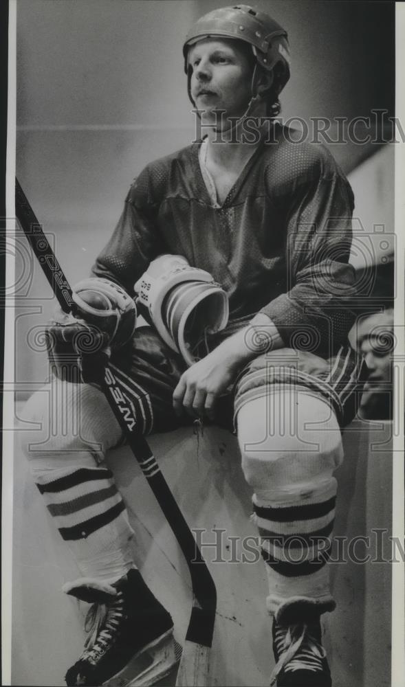 1983 Press Photo Hockey player, Gregg Anderson - sps01822 - Historic Images