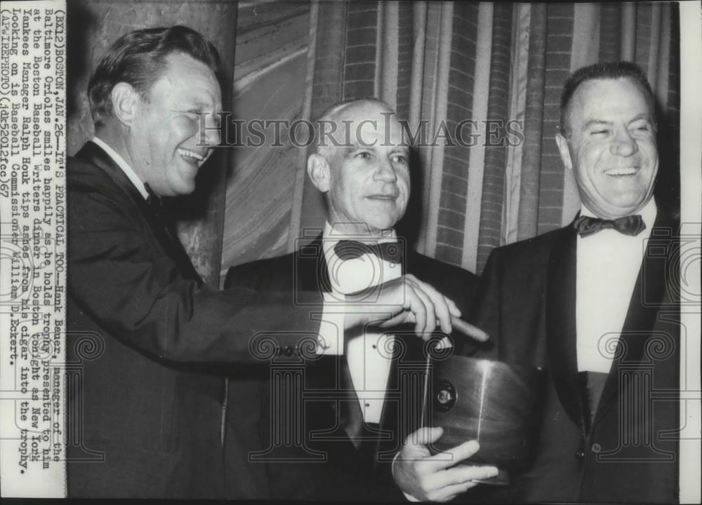 1967 Press Photo Hank Bauer-Manager of the Baltimore Orioles Baseball Club - Historic Images