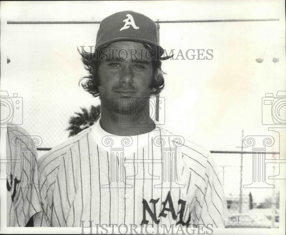 1973 Press Photo Dan Creek-Probable Starting Baseball Pitcher Poses for Photo - Historic Images