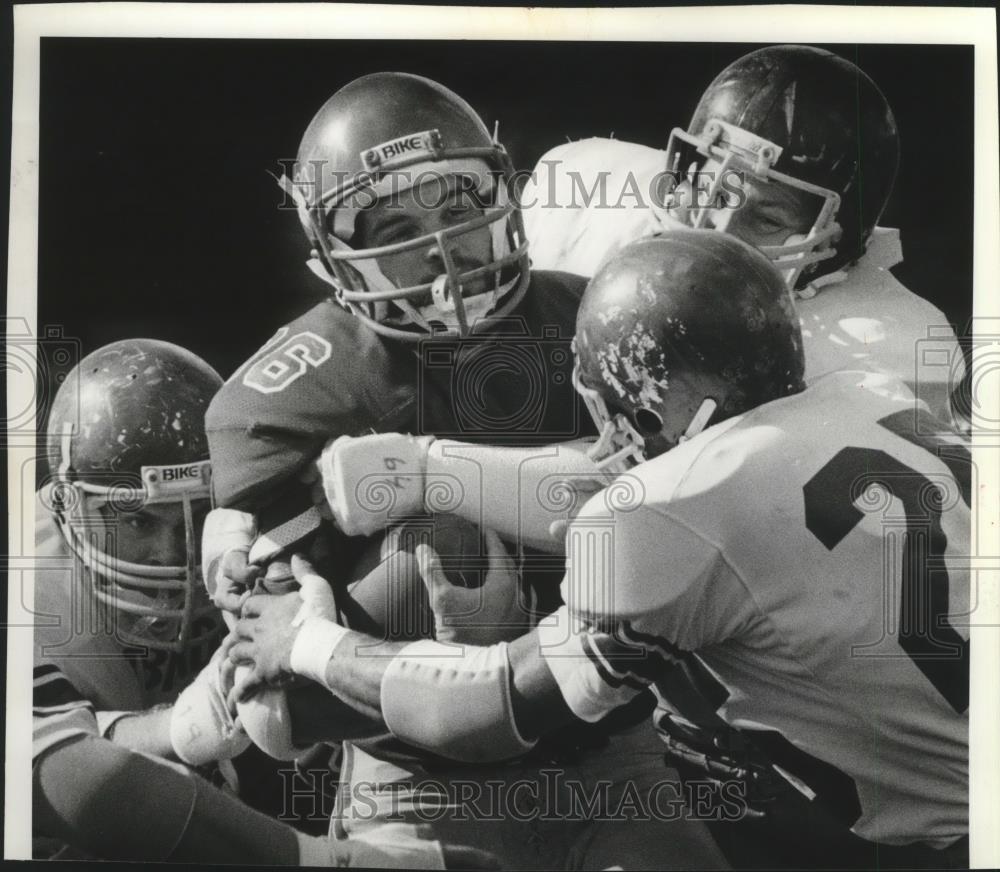 1981 Press Photo Dean Brady-East Washington University Football Player - Historic Images