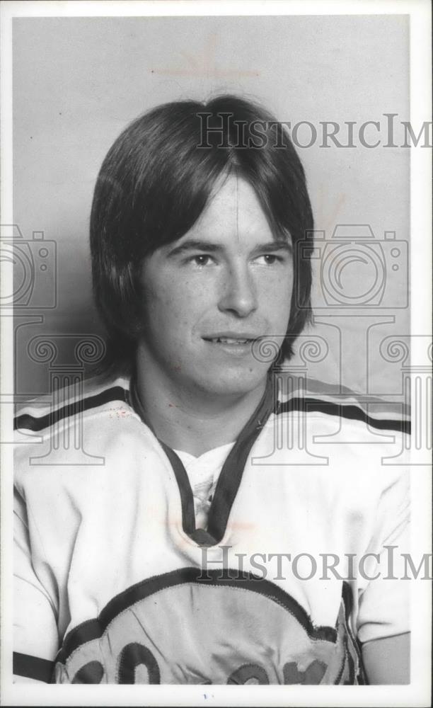 1977 Press Photo Spokane Flyers hockey player, Henry Durkin - sps02446 - Historic Images