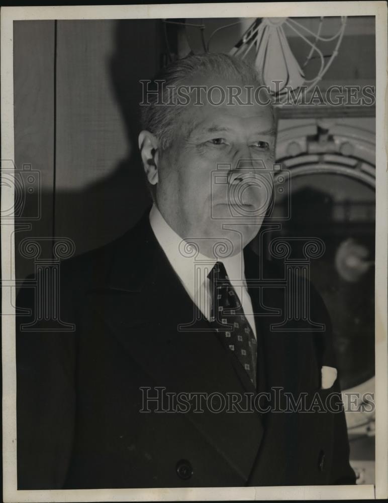 1939 Press Photo New York Myron C Taylor Director of US Steel NYC - neny06945 - Historic Images