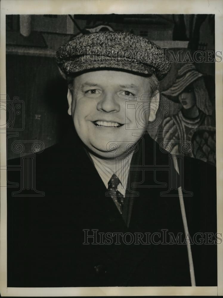 1939 Press Photo New York Mwlchior Wankowicz to broadcast from Worlds Fair NYC - Historic Images