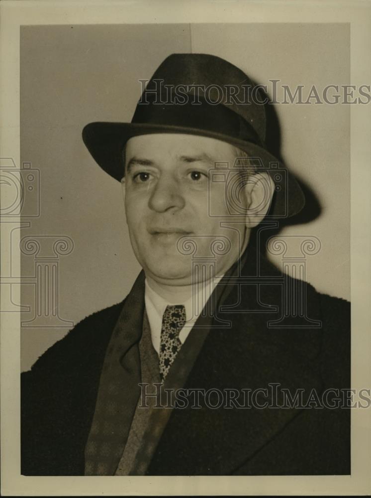 1939 Press Photo New York George Spector pleads not guilty to indictment NYC - Historic Images