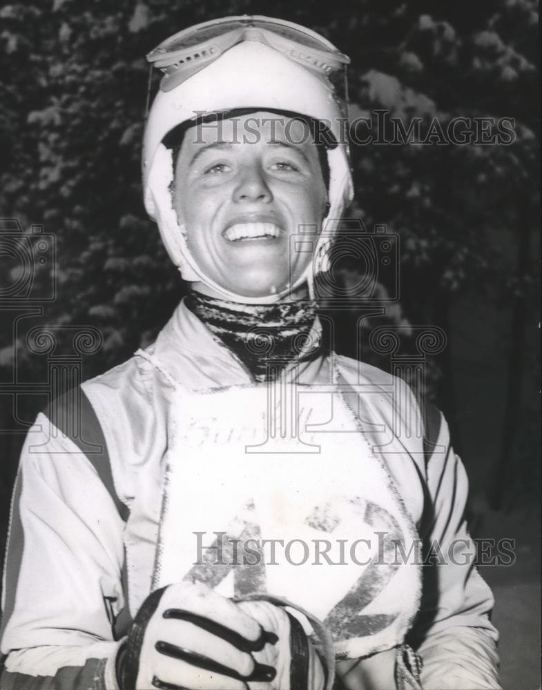 1962 Press Photo Champion skier, Tammy Dix - sps02509 - Historic Images